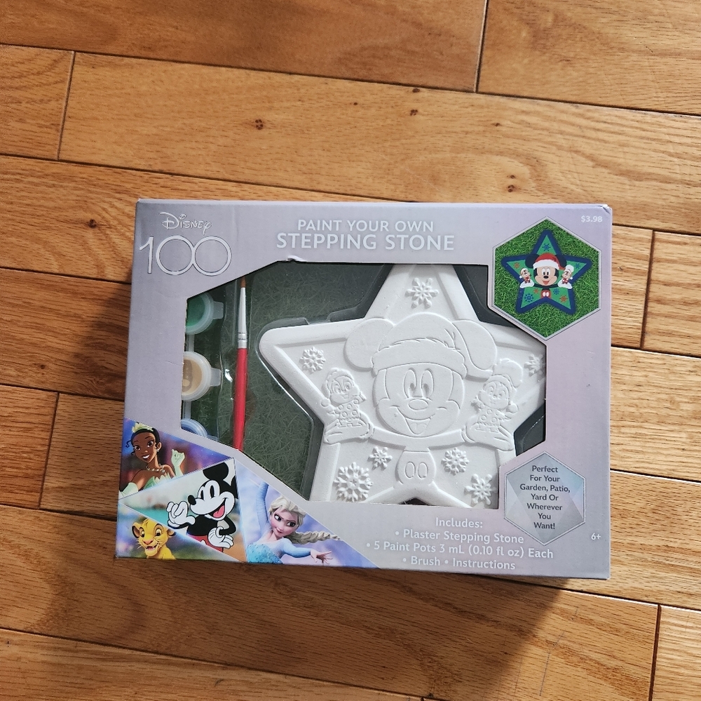 Disney Paint Your Own Stepping Stone Kit - White